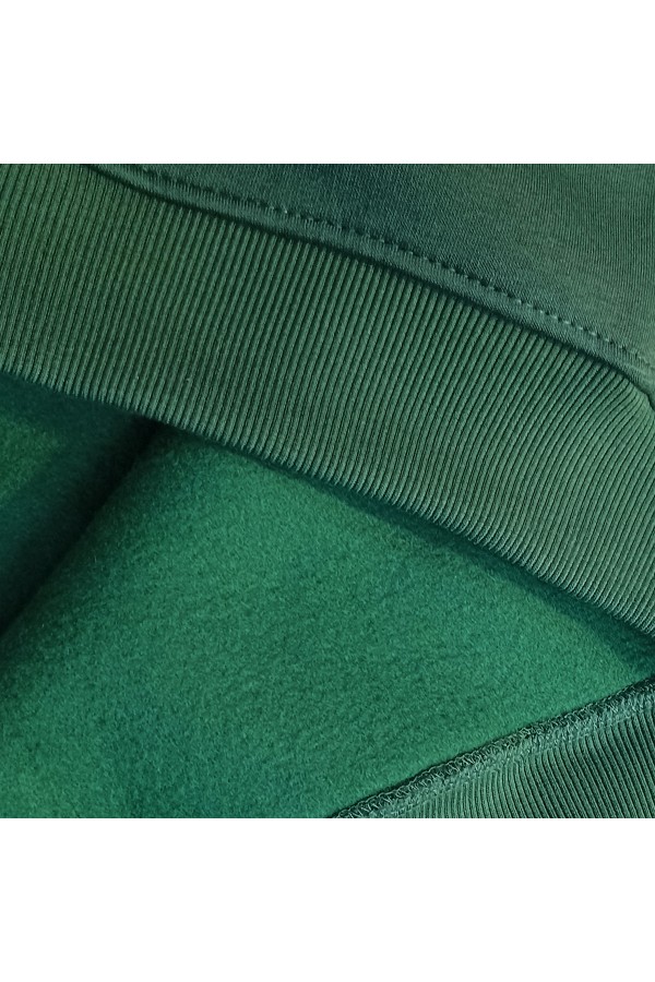 Женская худи с капюшоном премиум качества темно-зеленая 340гр/м.кв   Магазин Толстовок Premium Hoodie Woman