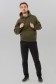 Мужское худи Хаки с капюшоном премиум качества 360гр/м.кв   Магазин Толстовок Premium Hoodie Man