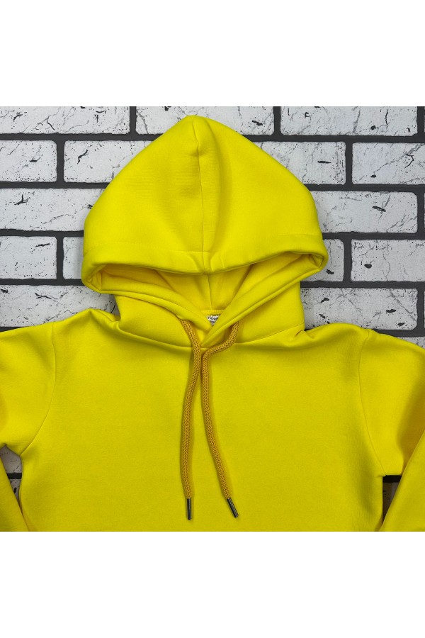 Premium Hoodie Man Худи мужская лимонно желтая премиум качества 340гр/м.кв 5 Худи мужская лимонно желтая премиум качества 340гр/м.кв Магазин Толстовок Premium Hoodie Man