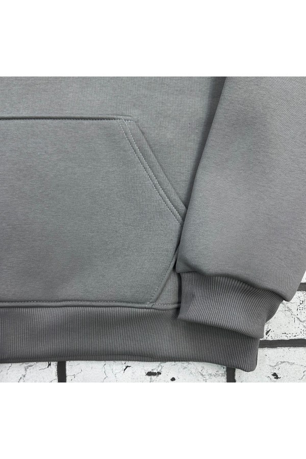 Premium Hoodie Man Мужская худи с капюшоном премиум Middle Grey (средне серый) 340гр/м.кв 15 Мужская худи с капюшоном премиум Middle Grey (средне серый) 340гр/м.кв Магазин Толстовок Premium Hoodie Man