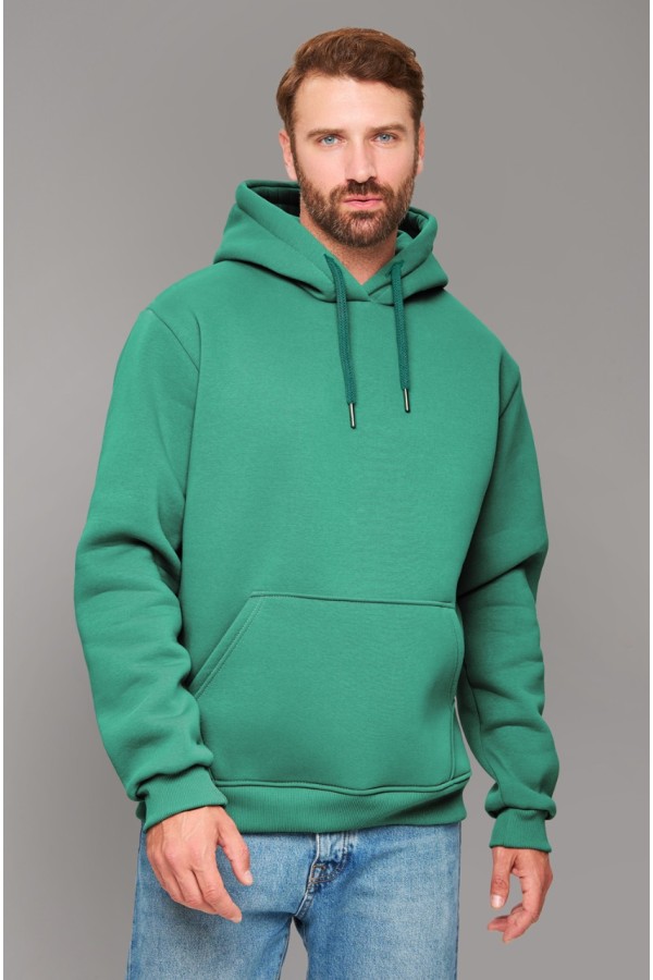  Premium Hoodie mint MAN XS-44-Unisex-(Мужской)    Мужская худи мятная с капюшоном премиум качества 360гр/м.кв 
