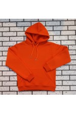 Женская худи с капюшоном  Премиум Оранжевая 340гр/м.кв   Магазин Толстовок Premium Hoodie Woman