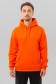 Мужская худи Оранжевая с капюшоном премиум качества 340гр/м.кв   Магазин Толстовок Premium Hoodie - Большие размеры