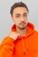 Мужская худи Оранжевая с капюшоном премиум качества 340гр/м.кв   Магазин Толстовок Premium Hoodie Man