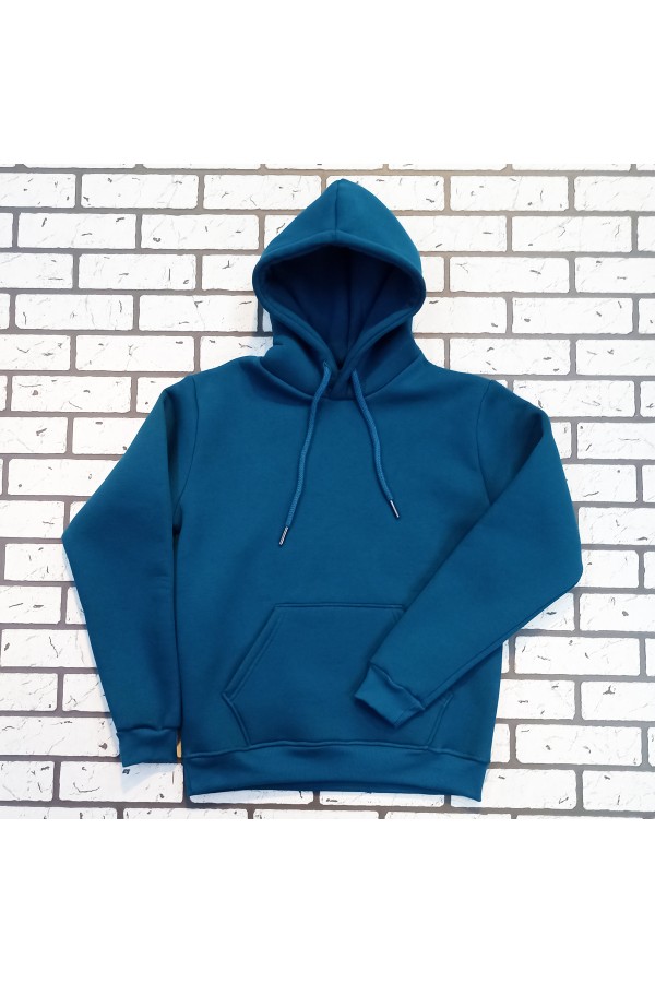 Женская худи с капюшоном премиум петроль (сине-зеленый)   Магазин Толстовок Premium Hoodie Woman