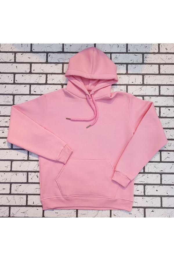 Мужская худи нежно-розовая премиум качества 340гр/м.кв   Магазин Толстовок Premium Hoodie Man