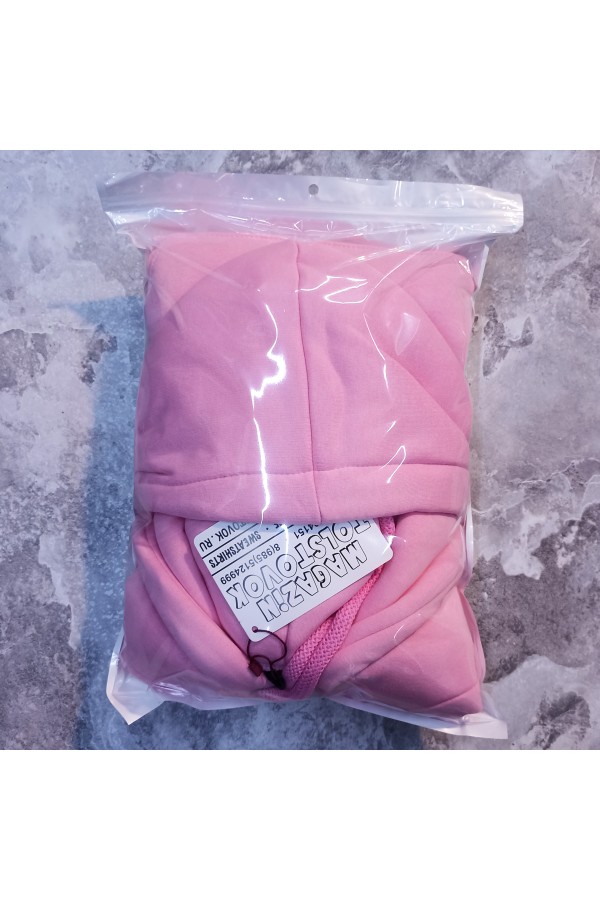 Мужская худи нежно-розовая премиум качества 340гр/м.кв   Магазин Толстовок Premium Hoodie Man