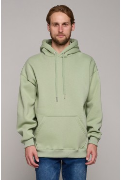 Оверсайз худи нежная фисташка мужское Оверсайз худи нежная фисташка мужское