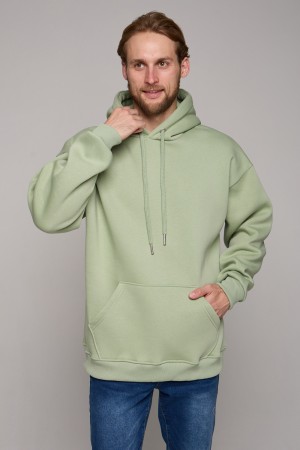 Оверсайз худи нежная фисташка мужское