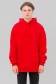 Мужское Худи с капюшоном премиум качества красная 360гр/м.кв   Магазин Толстовок Premium Hoodie - Большие размеры