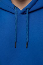Мужское худи с капюшоном премиум качества ярко-синяя 340гр/м.кв   Магазин Толстовок Premium Hoodie Man