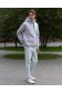 Мужское Худи с капюшоном премиум качества Дымчатый 340гр/м.кв   Магазин Толстовок Premium Hoodie - Большие размеры