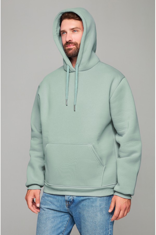  Premium Hoodie Tiffany Unisex MAN S-46-Unisex-(Мужской)    Мужская худи с капюшоном цвет тиффани (светлая мята) премиум качества утепленная 330 гр/м.кв 