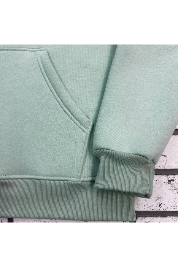 Premium Hoodie Man Мужская худи с капюшоном цвет тиффани (светлая мята) премиум качества утепленная 330 гр/м.кв 1 Мужская худи с капюшоном цвет тиффани (светлая мята) премиум качества утепленная 330 гр/м.кв Магазин Толстовок Premium Hoodie Man