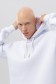 Толстовка мужская с капюшоном премиум качества Белая 340гр/м.кв   Магазин Толстовок Premium Hoodie Man