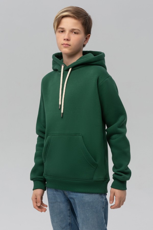  Teenage hoodie premium quality color "Dark green" XS-36-38-Teenage-(Подростковый)    Подростковое худи премиум качества Тёмно-зеленый цвет 340гр 
