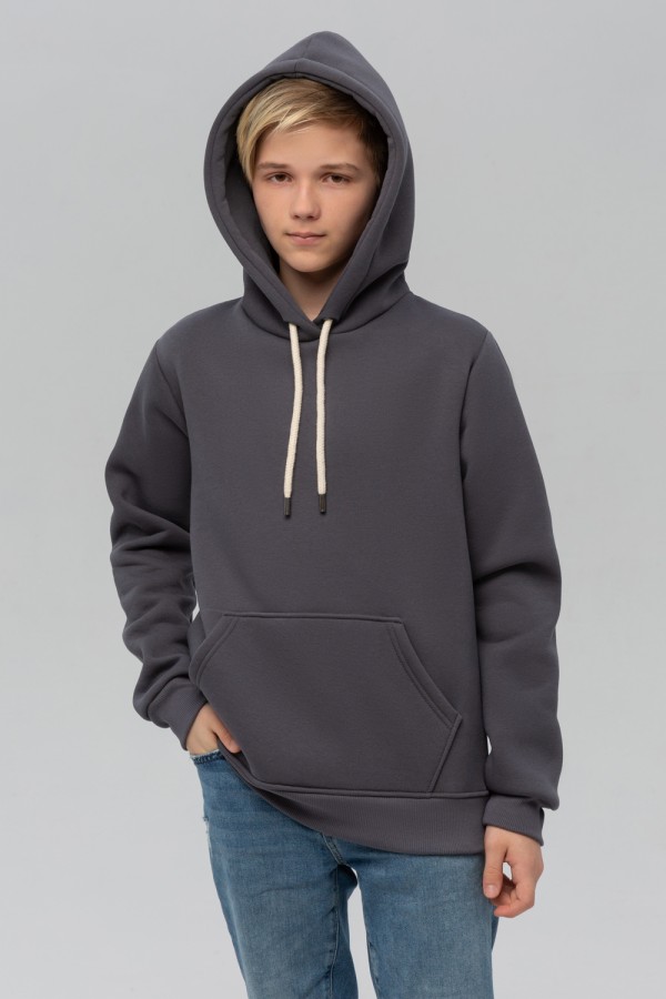  Teenage hoodie premium quality color "Steel" XXL-46-48-Teenage-(Подростковый)    Подростковое худи премиум качества Графитовый цвет 340гр 