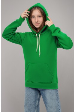 Подростковая худи премиум качества зеленая (для девочек)