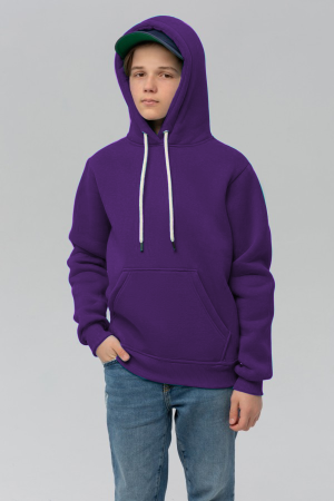 Подростковое худи премиум качества фиолетовая (на мальчика)