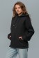  Premium Hoodie Black Unisex Woman L-44-46-Woman-(Женский)    Женская Худи с капюшоном  премиум черная 360гр/м.кв 