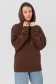 Женская худи с капюшоном  премиум коричневая 340гр/м.кв   Магазин Толстовок Premium Hoodie Woman