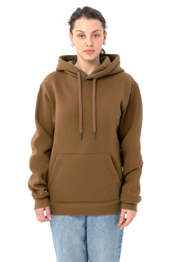  Premium hoodie caramel beige woman L-44-46-Woman-(Женский)    Женская худи с капюшоном премиум цвет карамель (темно-бежевый) 340гр/м.кв 