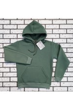 Толстовка мужская цвет Эвкалипт с капюшоном премиум качества 340гр/м.кв   Магазин Толстовок Premium Hoodie Man