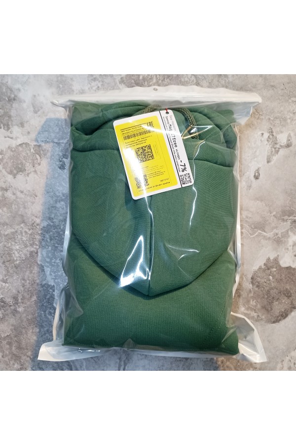 Толстовка мужская цвет Эвкалипт с капюшоном премиум качества 340гр/м.кв   Магазин Толстовок Premium Hoodie Man