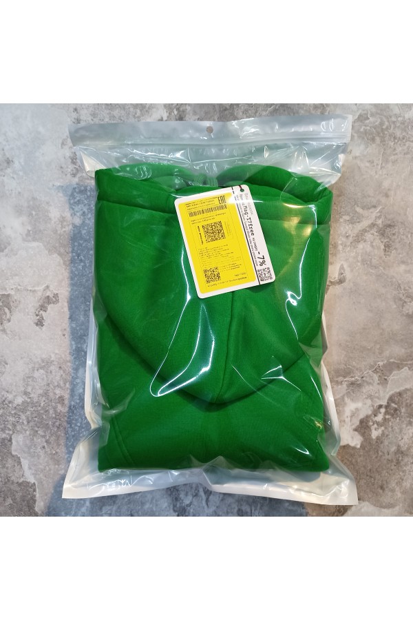 Женская худи с капюшоном премиум зеленая 340гр/м.кв   Магазин Толстовок Premium Hoodie Woman