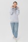 Женская худи с капюшоном премиум Серый Меланж 340гр/м.кв   Магазин Толстовок Premium Hoodie Woman