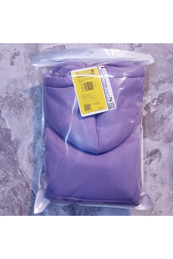 Женская худи с капюшоном премиум лавандовая (сиреневая) 340гр/м.кв   Магазин Толстовок Premium Hoodie Woman