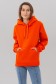  Premium Hoodie Orange Unisex 2XL-48-50-Woman-(Женский)    Женская худи с капюшоном  Премиум Оранжевая 340гр/м.кв 