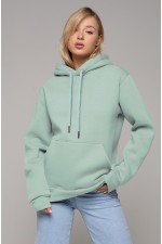  Premium Hoodie Tifany Unisex Woman XL-46-48-Woman-(Женский)    Женская худи с капюшоном премиум цвет тиффани (светло-мятный) 