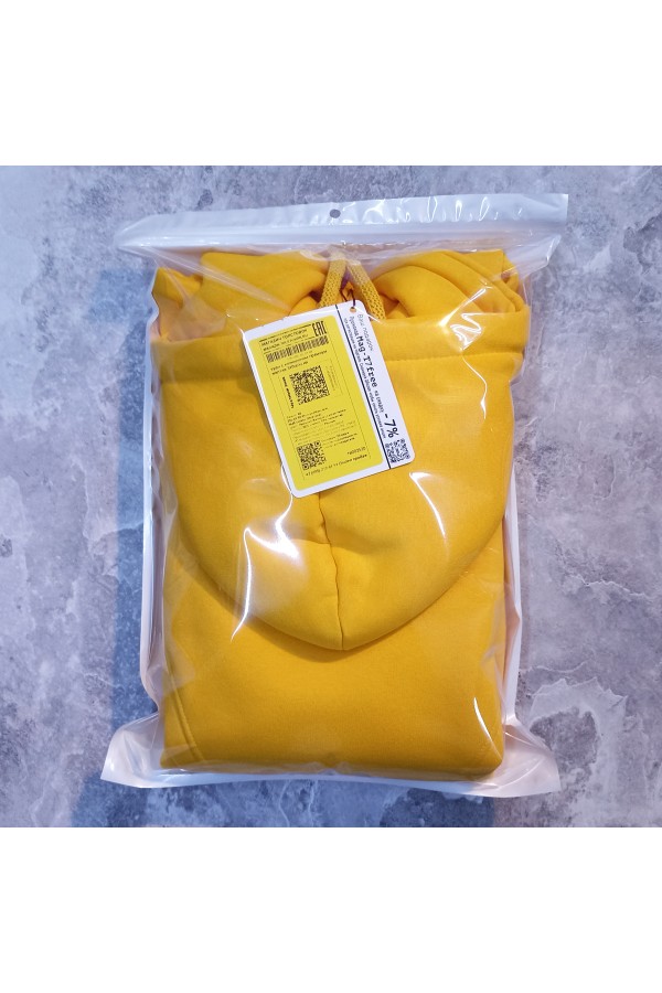 Подростковое худи премиум качества цвет Жёлтый 340гр   Магазин Толстовок Подростковые Худи Премиум / Premium Teenage Hoodie