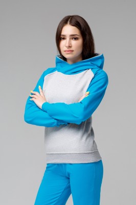 Летнее спортивное худи реглан с капюшоном оптом