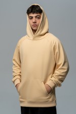 Худи реглан бежевая без начёса мужская с капюшоном (унисекс)   Магазин Толстовок Hoodie Reglan MAN| Премиальные худи-реглан без начёса