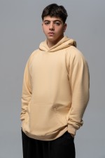 Худи реглан бежевая без начёса мужская с капюшоном (унисекс)   Магазин Толстовок Hoodie Reglan MAN| Премиальные худи-реглан без начёса
