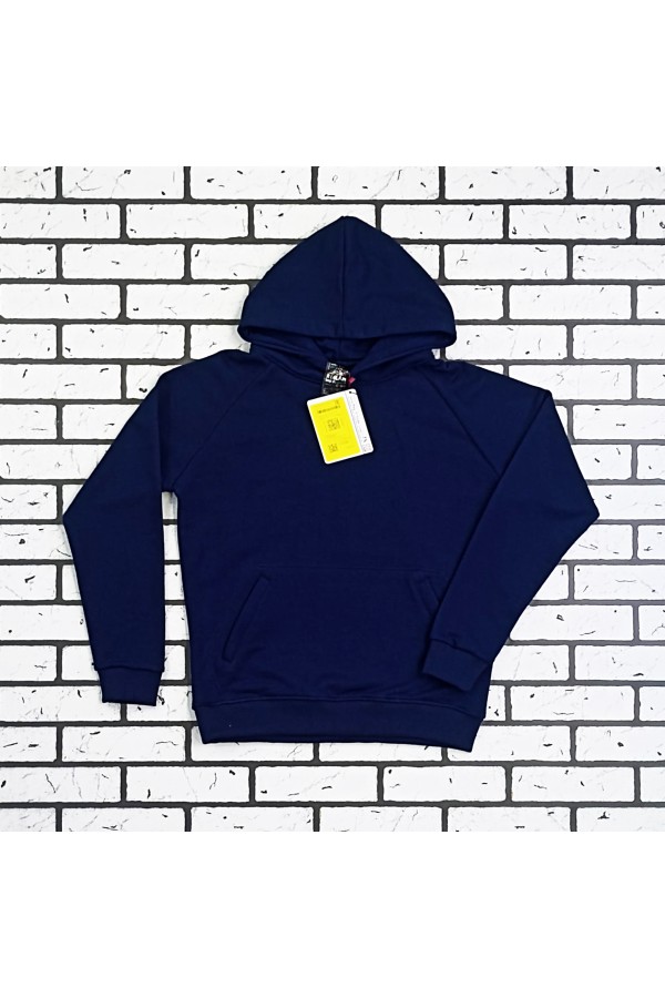 Худи реглан темно синяя (индиго) без начёса демисезонная с капюшоном мужская   Магазин Толстовок Hoodie Reglan MAN| Премиальные худи-реглан без начёса