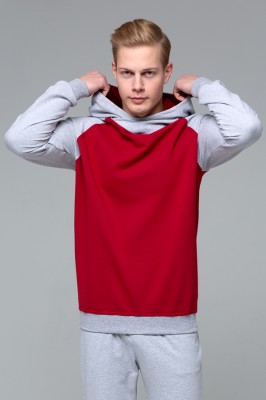 Мужские худи на лето с рукавом реглан двухцветные - пошив на заказ