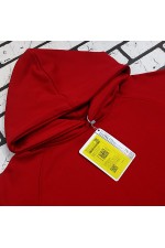 Худи реглан без начёса на петле красный с капюшоном женский унисекс   Магазин Толстовок  Hoodie Reglan Woman| Премиальные худи-реглан без начёса женские 