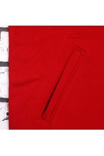 Худи реглан без начёса на петле красный с капюшоном женский унисекс   Магазин Толстовок  Hoodie Reglan Woman| Премиальные худи-реглан без начёса женские 