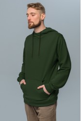 Худи тонкая мужская летняя цвет хаки