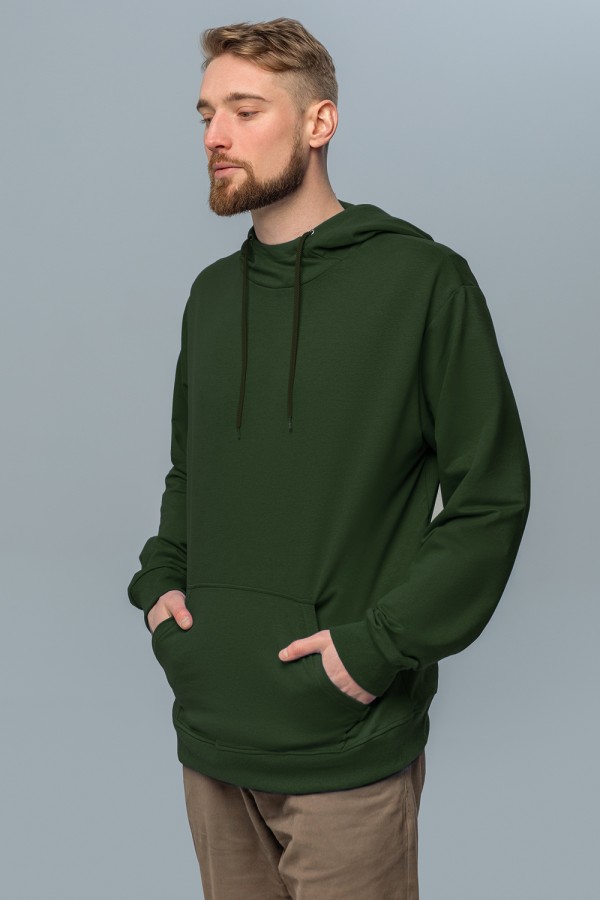  Khaki summer hoodie man XS-44-Unisex-(Мужской)    Худи тонкая мужская летняя цвет хаки 