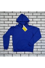 Мужская васильковая летнее худи спортивное с капюшоном   Магазин Толстовок Худи на лето с капюшоном однотонные МУЖСКИЕ