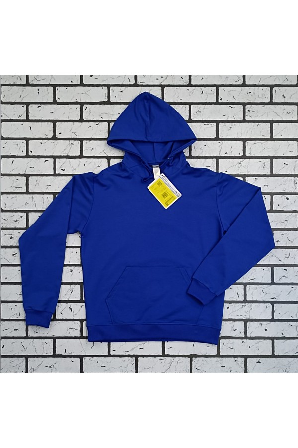 Мужская васильковая летнее худи спортивное с капюшоном   Магазин Толстовок Худи на лето с капюшоном однотонные МУЖСКИЕ