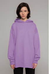 Оверсайз худи на лето лавандовая