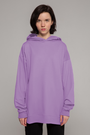 Оверсайз худи на лето лавандовая