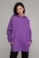  Violet color hoodie OVERSIZE unisex summer M-48-Unisex-(Женский)    Фиолетовая Худи Оверсайз унисекс лето 