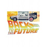  Худи, свитшот, футболка  с принтом Back to the Future (Назад в будущее)
