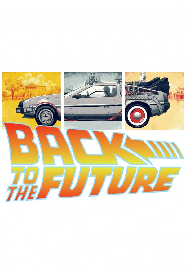  Худи, свитшот, футболка  с принтом Back to the Future (Назад в будущее)